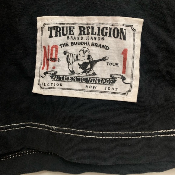 True Religion Cotton V neck - Picture 4 of 6